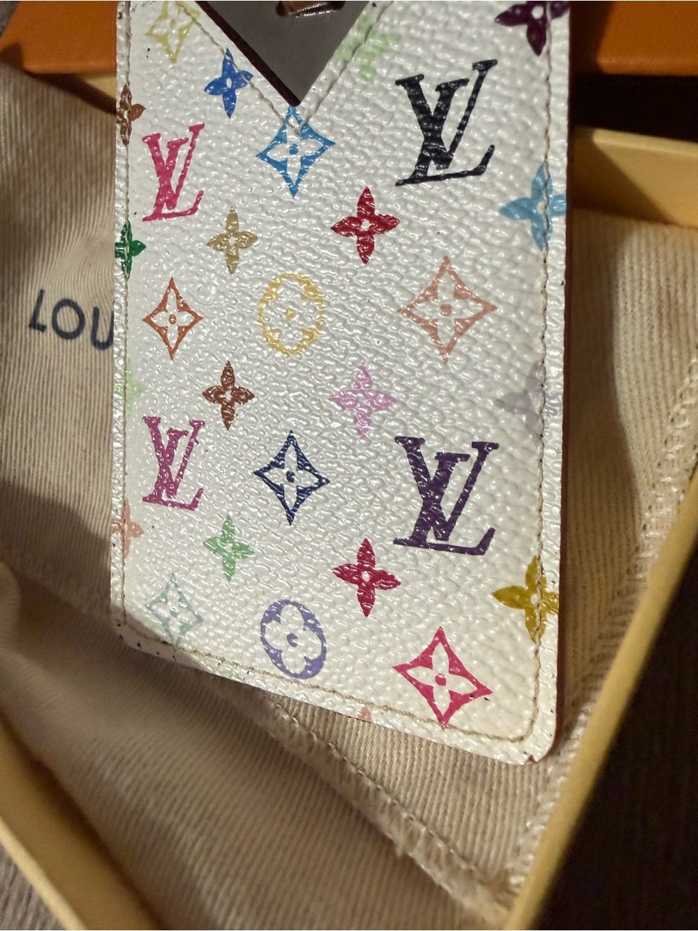 🩷 Louis Vuitton X Murakami Monogram Multicolor Etui Compact Mirror Case - Picture 3 of 12